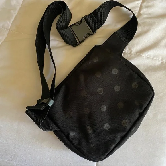 Herschel Supply Co. Fifteen Belt Bag - Black In Black Polka Dot - Picture 3 of 8